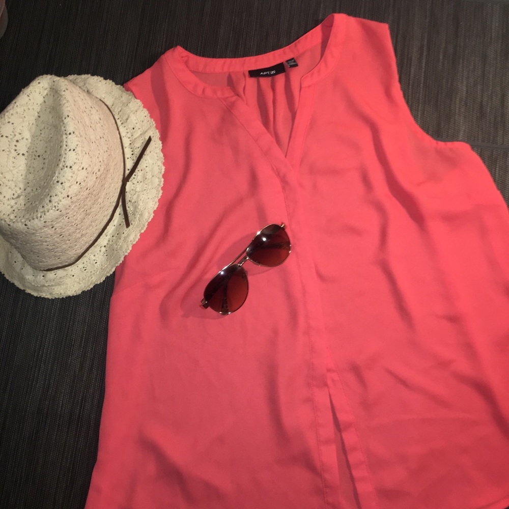 Women's Coral Sleeveless Soft Dress Tank
